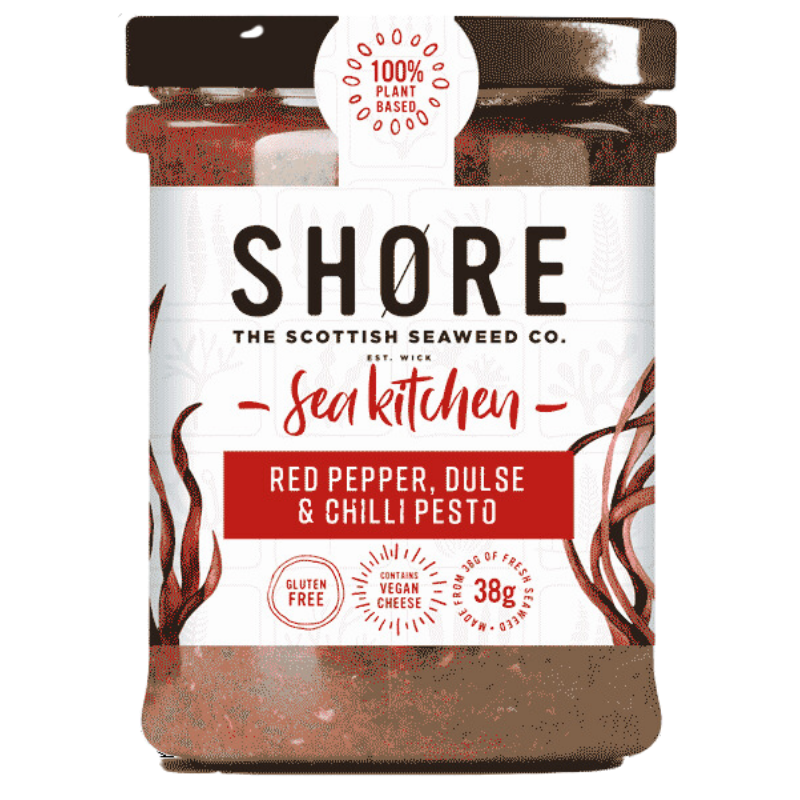 UK Shore Red Pepper and Dulse Seaweed Pesto, 180g