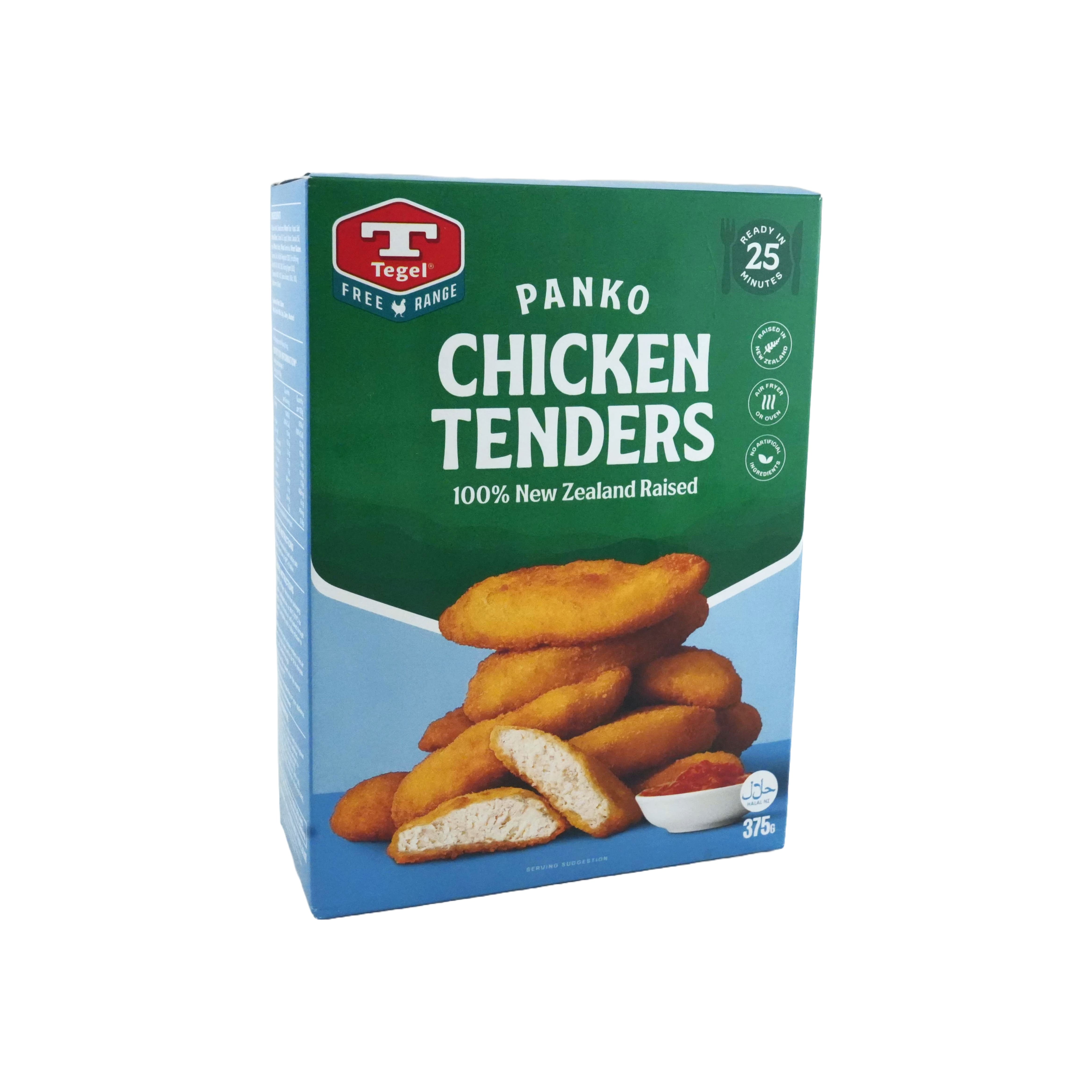 Frozen New Zealand Tegel Free Range (Halal) Panko Chicken Tender 375g*