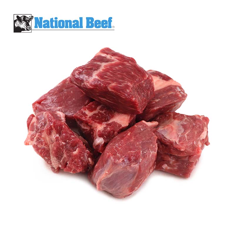 Frozen US National Beef CAB Chuck Eye Roll Diced 500g* 