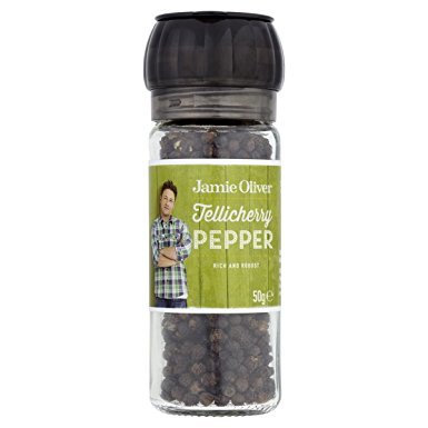 Jamie Oliver Tellicherry Black Peppercorns 50g - Italy*
