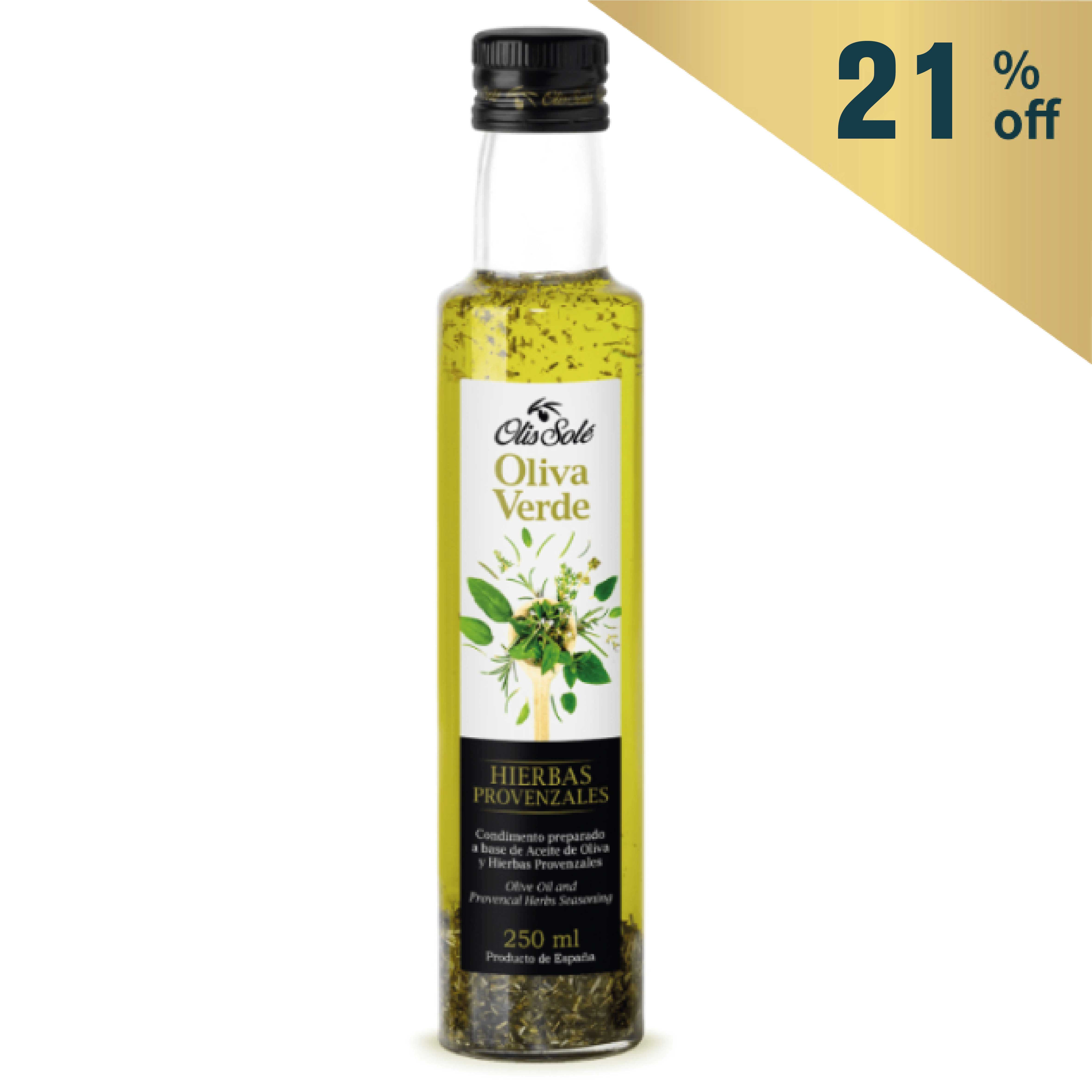 Spain OLIS SOLE Oliva Verde P Herbs Virgin Olive Oil 250ml*