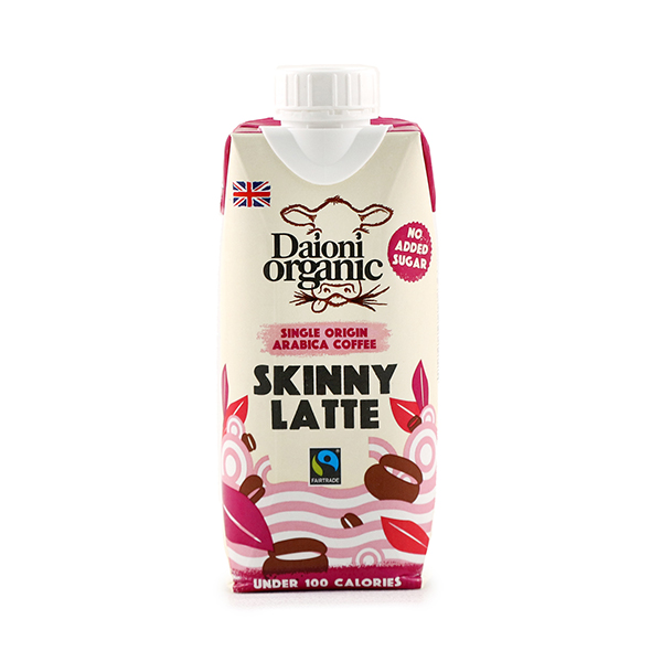 Daioni Organic UHT Skinny Latte 330ml - UK*