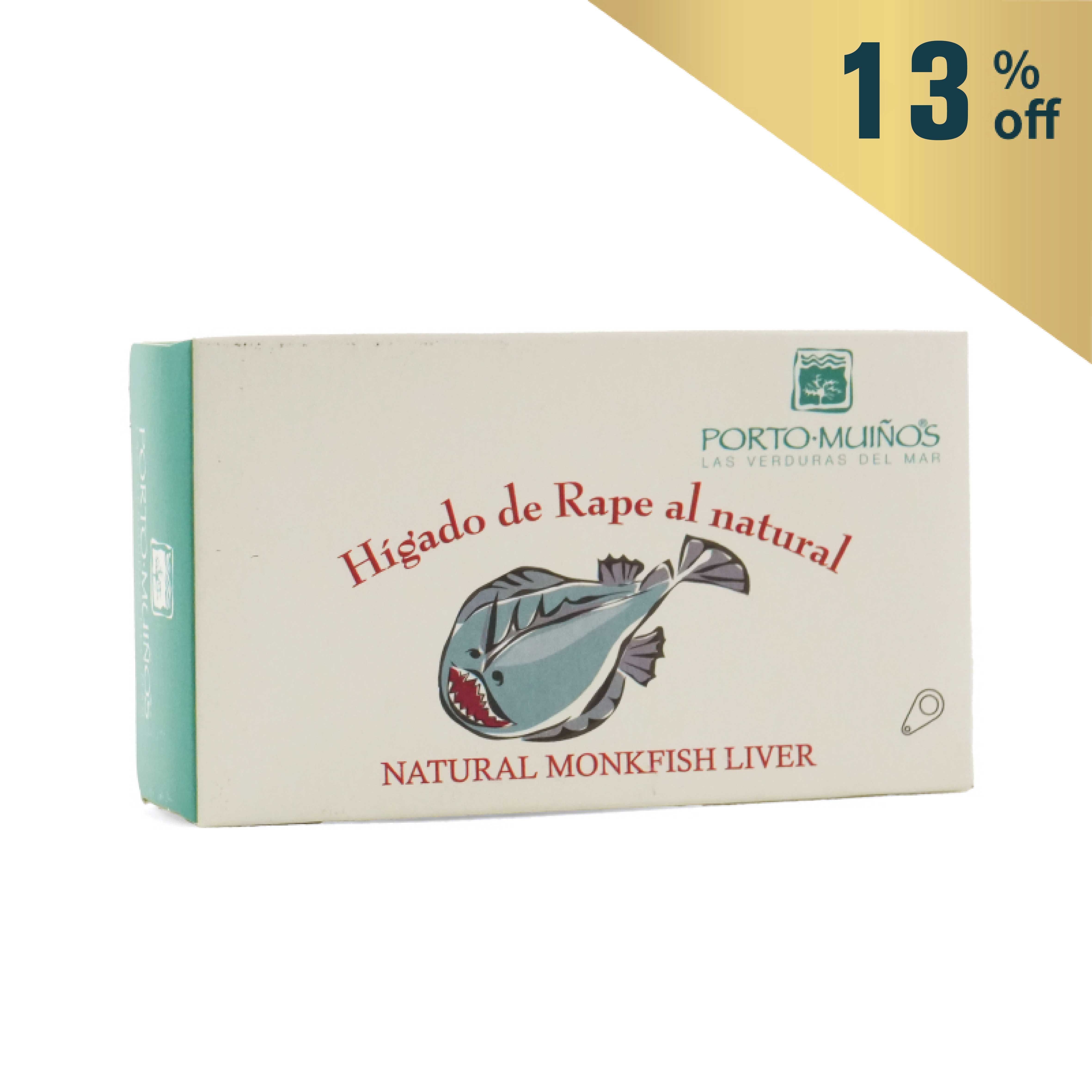 Spain Natural Monkfish Liver Tin 120g*