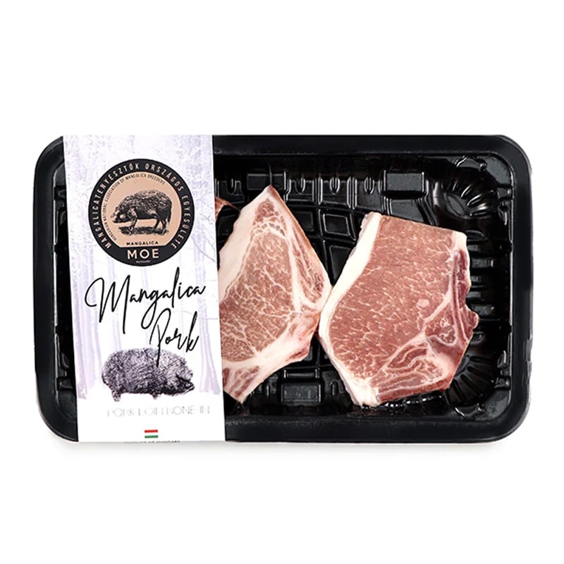 Frozen Mangalica Pork Loin Bone-in 250g - Hungary*