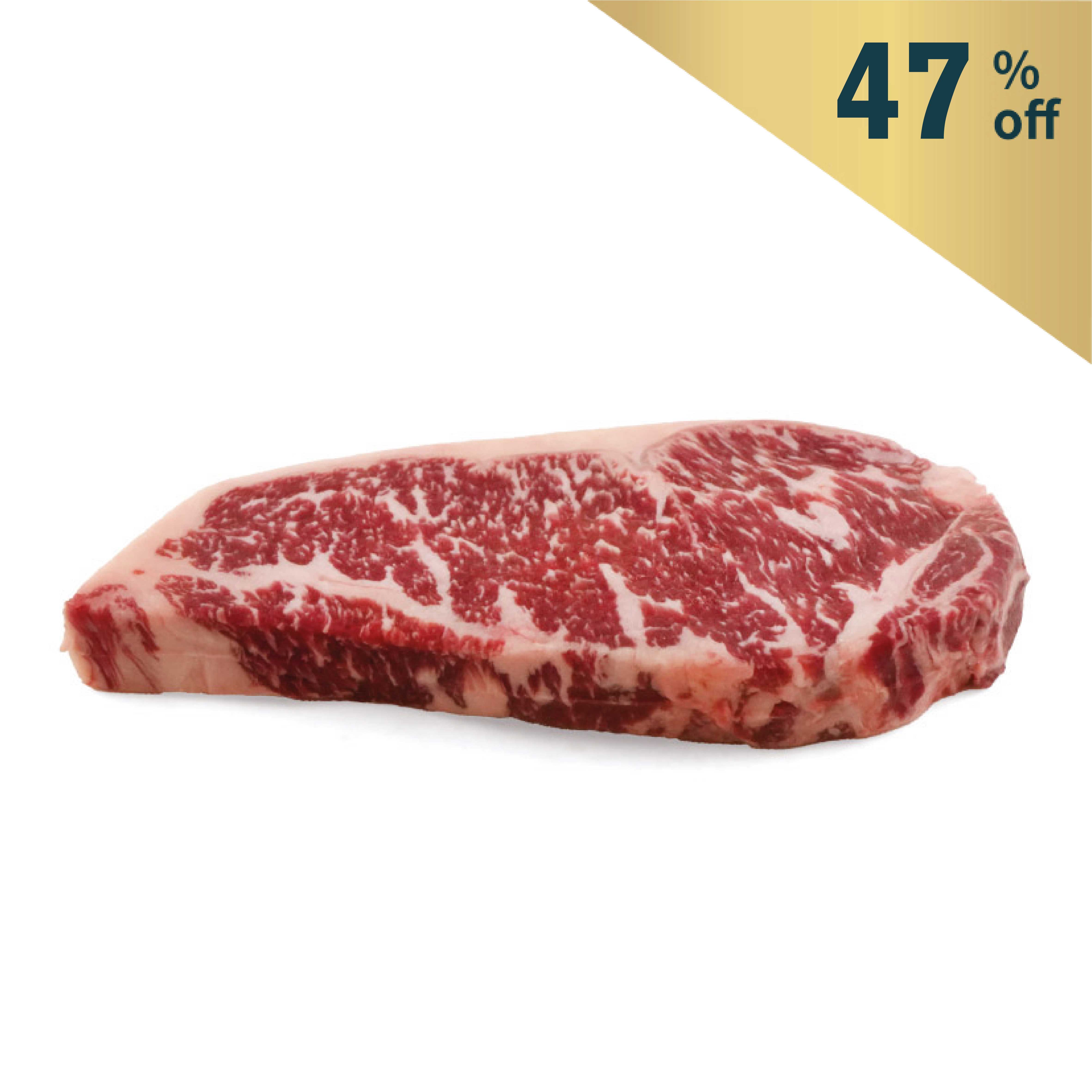 Frozen Aus Jack's Creek Wagyu 400days Grain Fed MS8-9 Striploin Steak 250g*