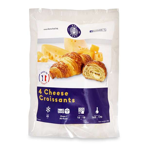 Frozen France Bon Chef Cheese Croissants (4pcs) 240g*