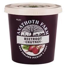 紐西蘭Anathoth Farm紅菜頭甜酸醬(Beetroot Chutney)400克*