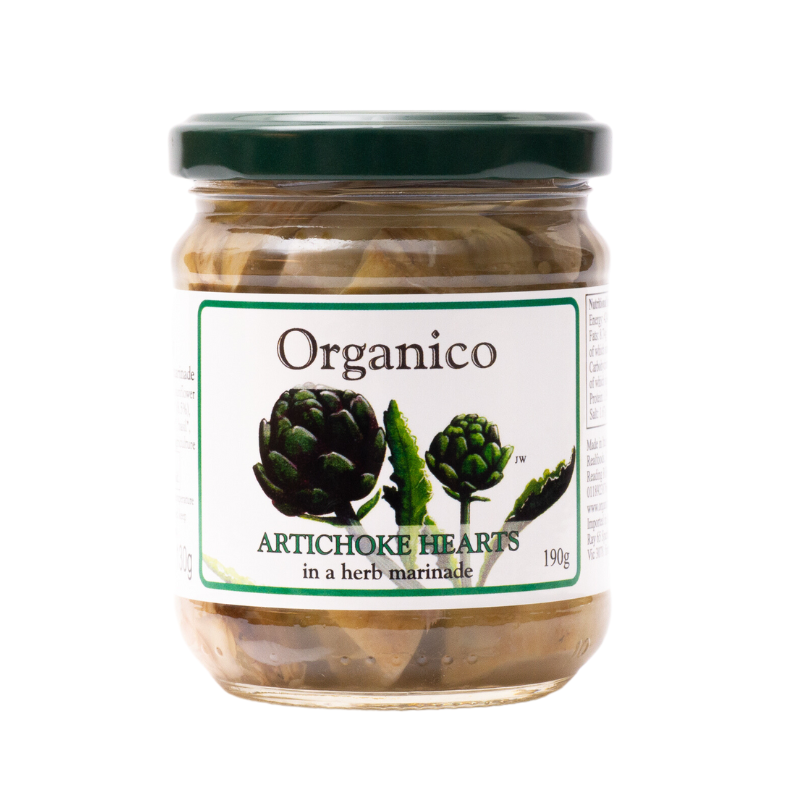 英國 Organico 有機香草醬浸亞枝竹芯,190g