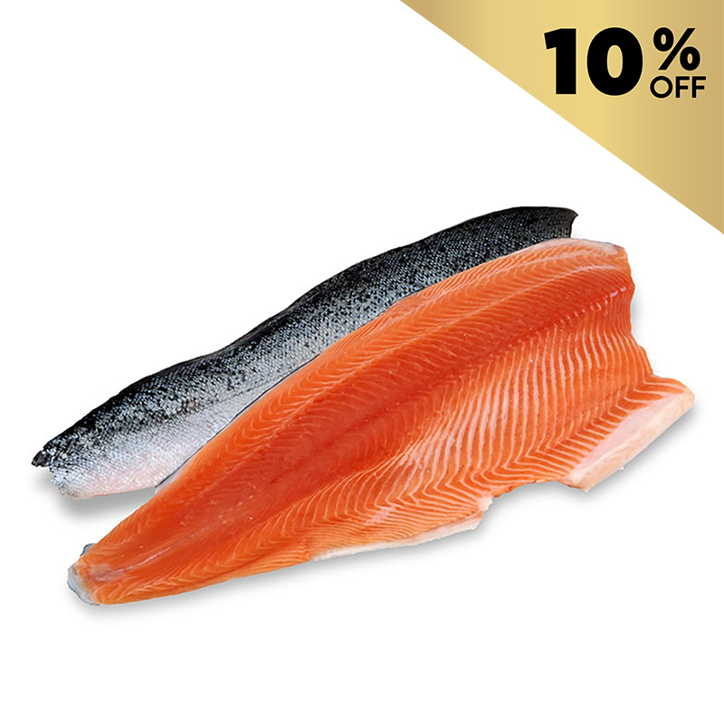 Frozen NZ King Salmon Whole Side Fillet (10%off)