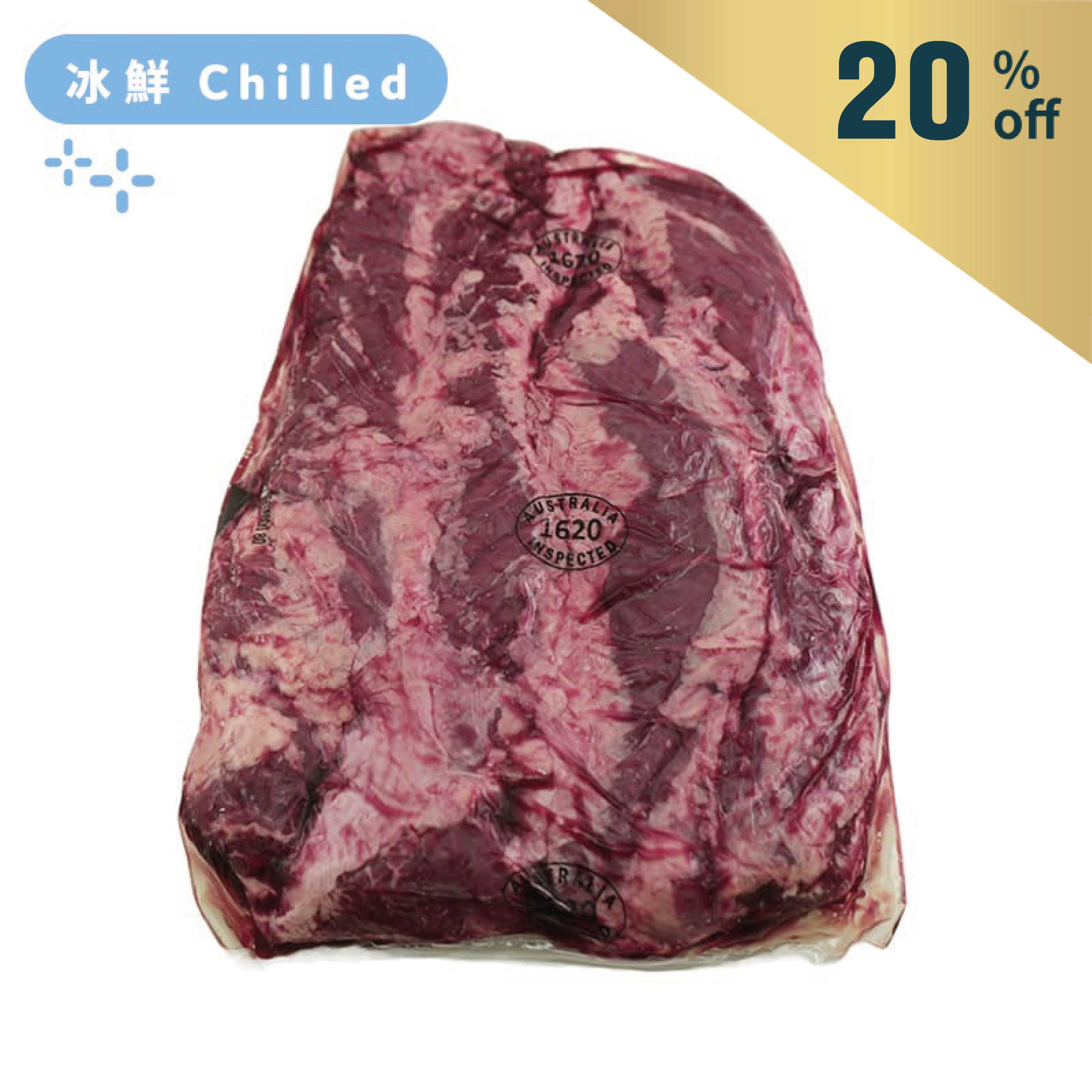 澳洲Jack's Creek黑安格斯牛180天穀飼MS3+厚裙肉 (封門柳)