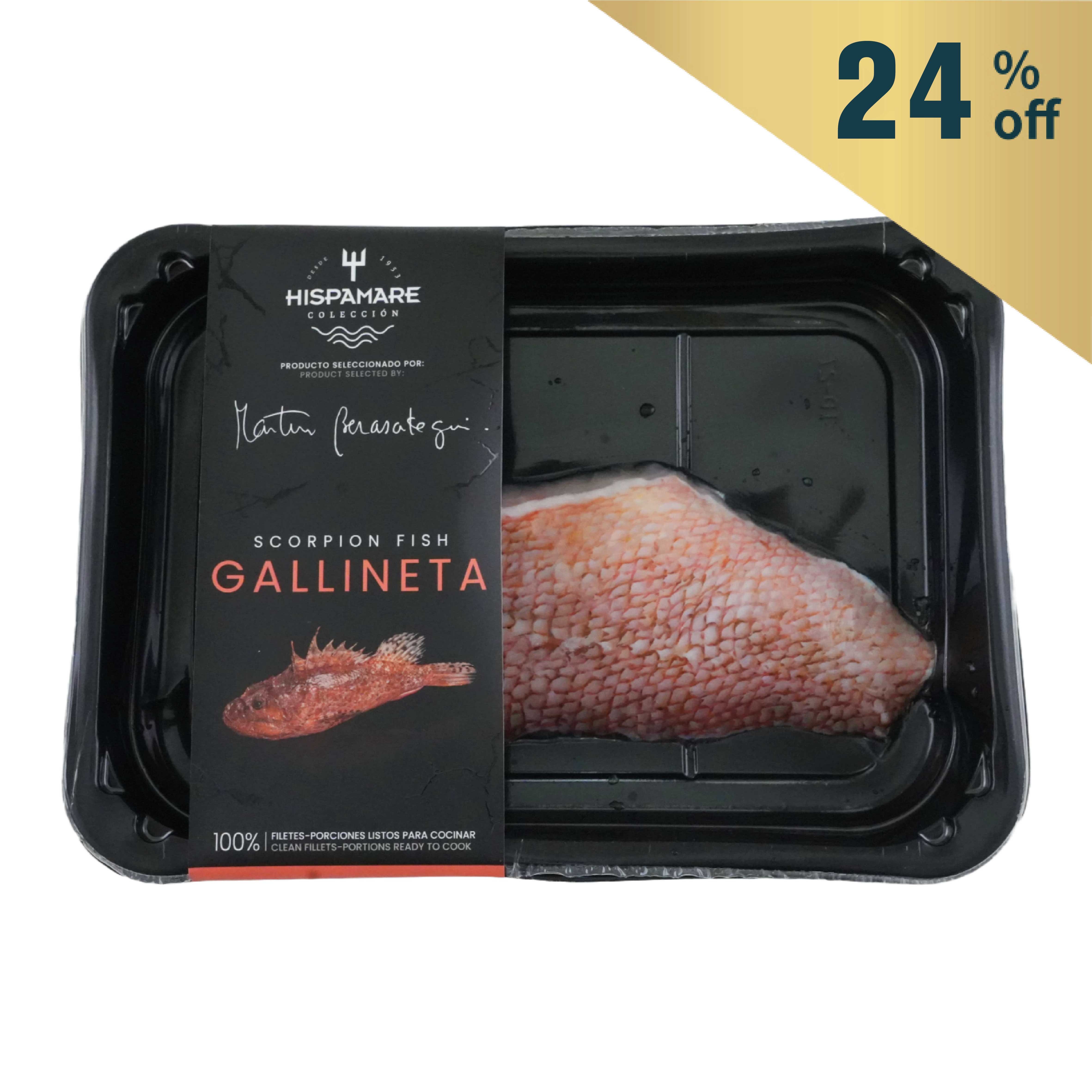 Frozen Spain Hispamare Scorpion Fish Portion 125g*