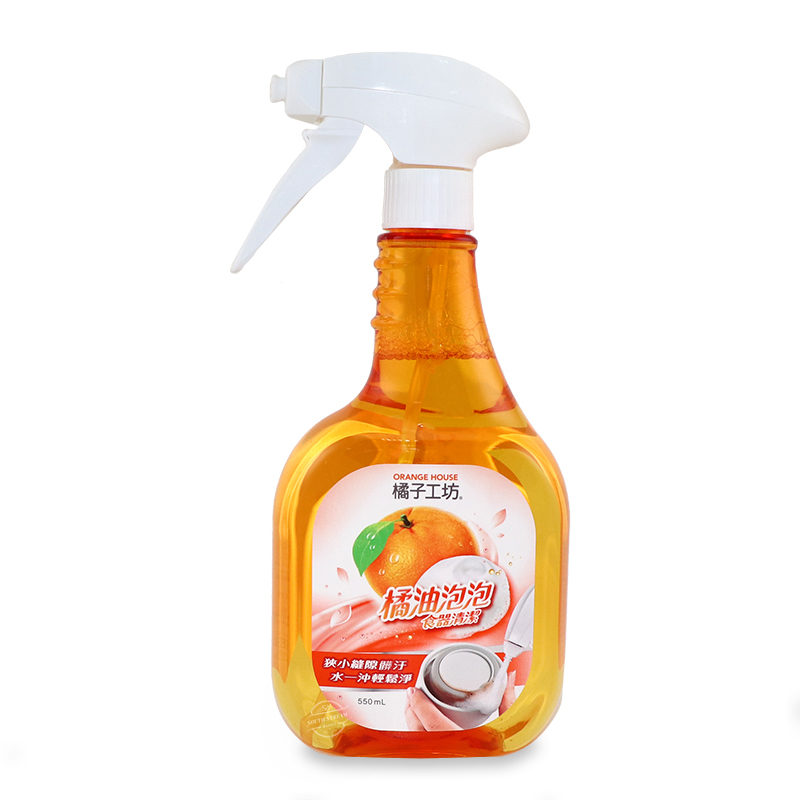 台灣橘子工坊橘油泡泡食器清潔劑 - 550毫升*