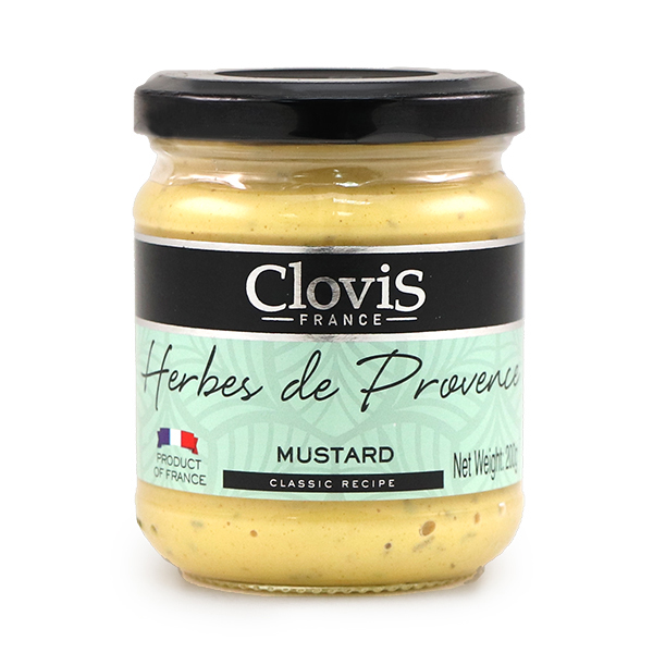 Clovis Provence Herbs Mustard 200g - France*