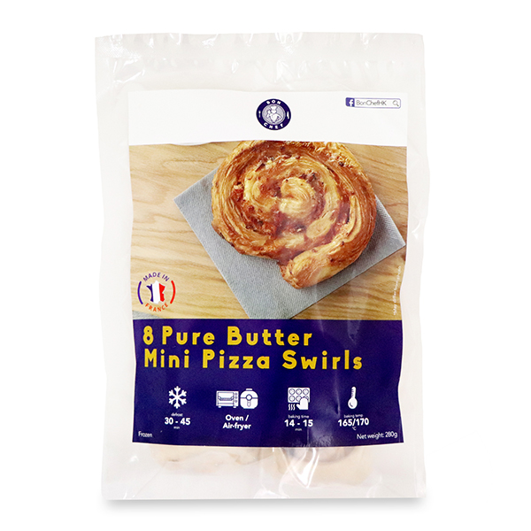 Frozen Bon Chef France Pure Butter Mini Pizza Swirls (8pcs) 280g*