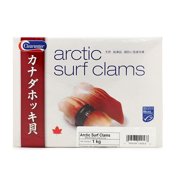 Frozen Canadian Hokkigai Blanched Clam 1 kg*