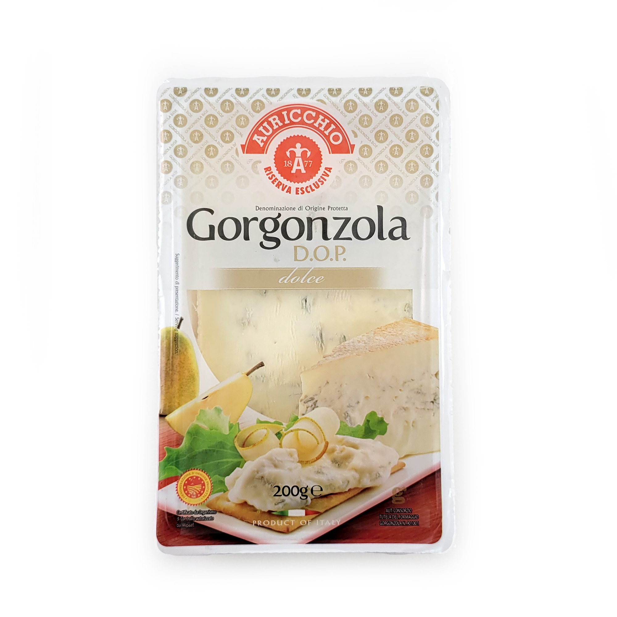 Auricchio Gorgonzola DOP Dolce Cheese 200g - Italy*