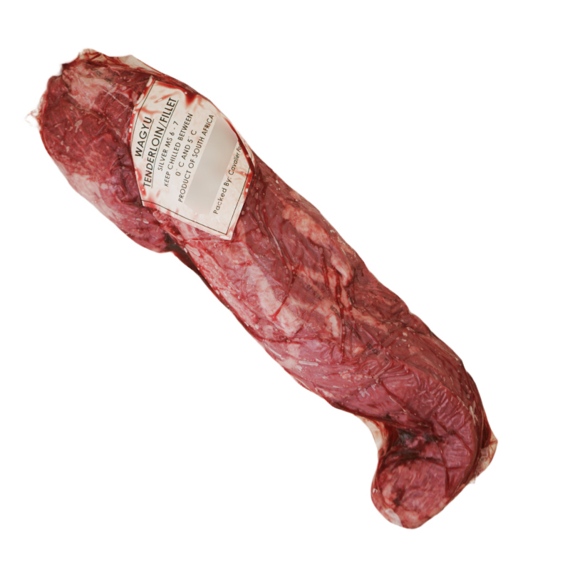 Frozen South Africa Cavalier 400 days Grain Fed MS6/7 Wagyu Fillet (Tenderloin)