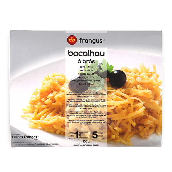 Frozen Rei Dos Frangos Cod à la Brás 350g - Portugal*