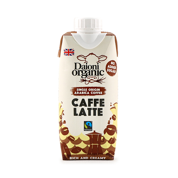 Daioni Organic UHT Caffe Latte 330ml - UK*