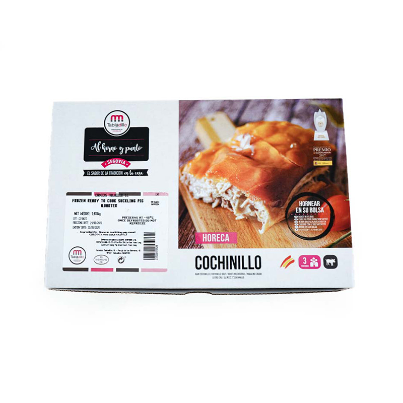 Frozen Spain Tabladillo Ready to Cook Quarter Suckling Pig