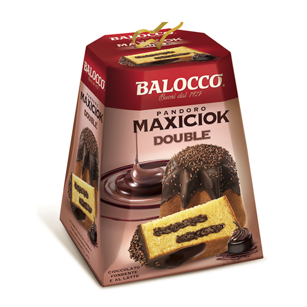 Balocco 意大利雙重朱古力黃金麵包(Pandoro)800克*