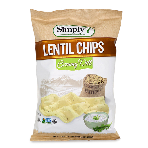 Simply 7 Lentil Chips Creamy Dill 113g US* South Stream Market