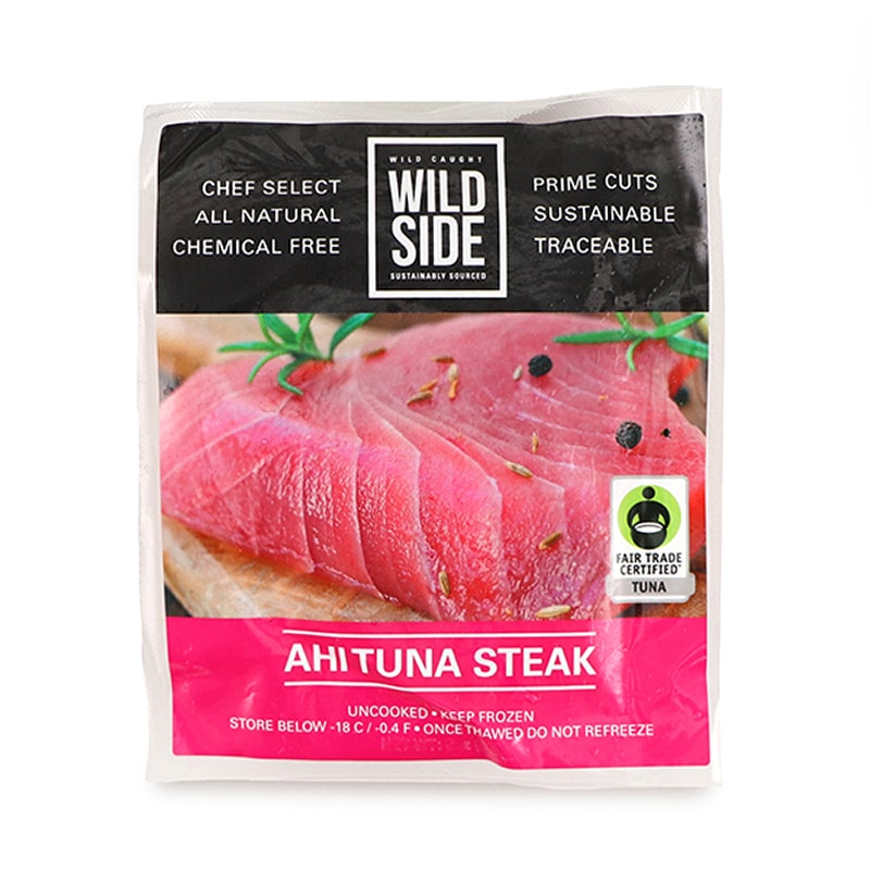 Frozen Wild Side Ahi Tuna Steaks 227g - HK*