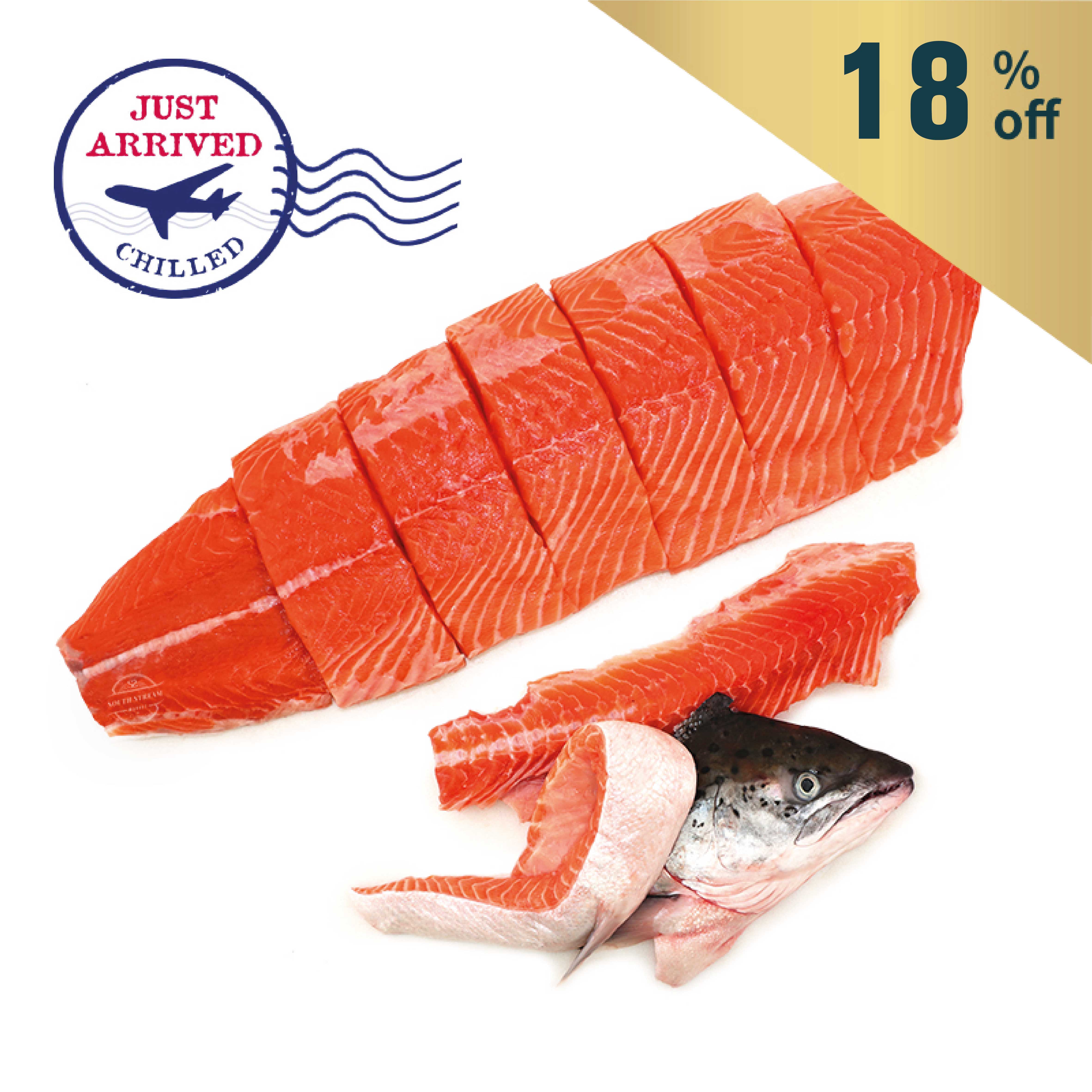 NZ Big Glory Bay Half King Salmon