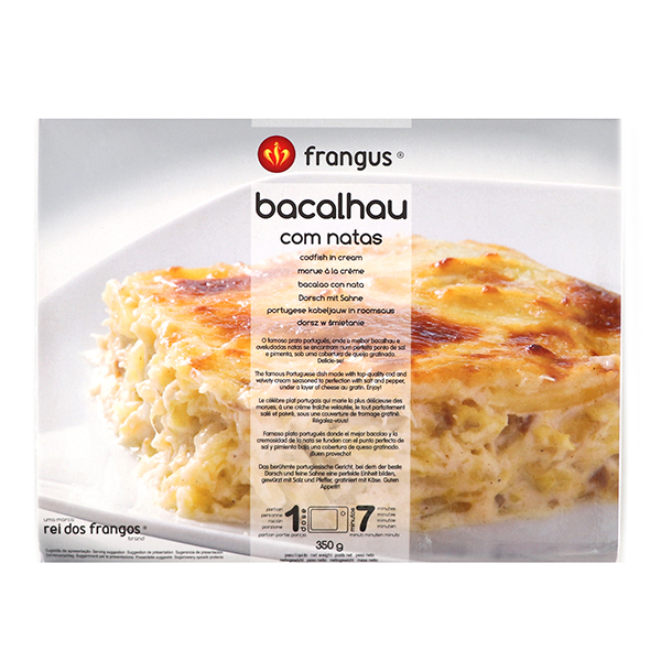 Frozen Rei Dos Frangos Codfish in Cream 350g - Portugal*