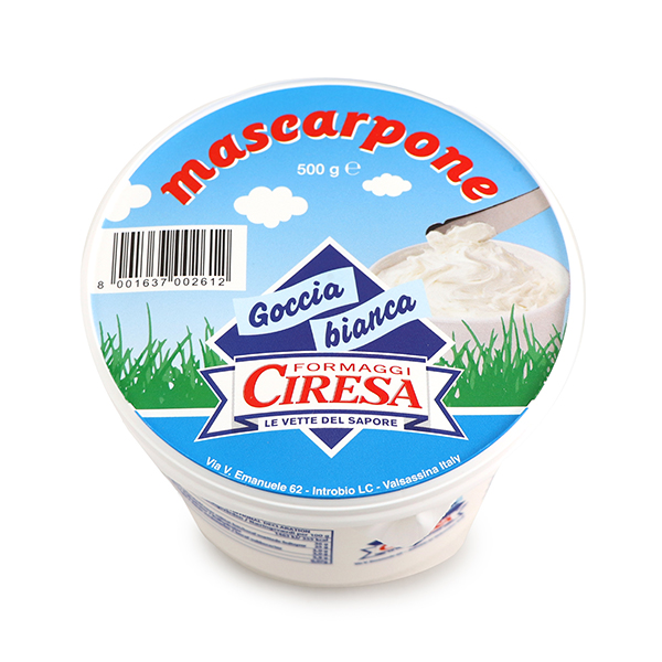 意大利CIRESA馬斯卡彭芝士(Mascarpone) 500克*