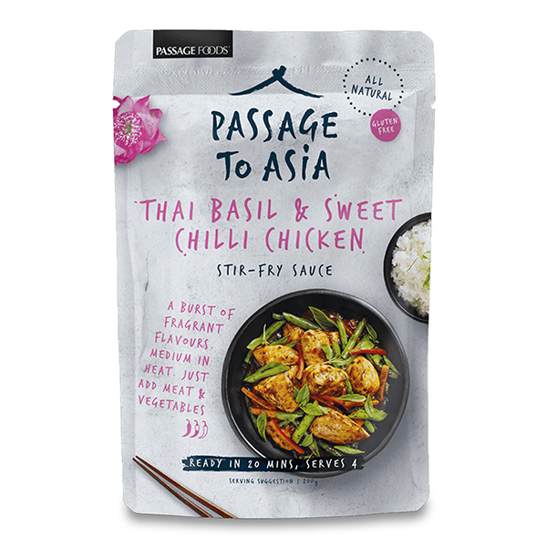 Passage to Asia Thai Basil & Sweet Chilli Stir-fry Sauce 200g - Aus*