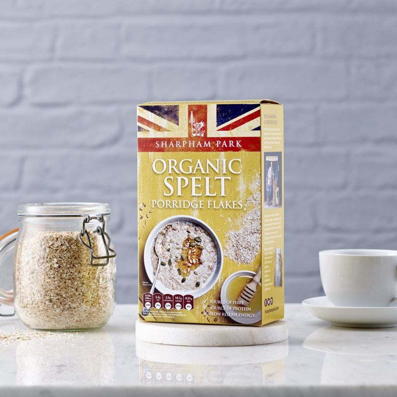 UK Sharpham Park Organic Spelt Porridge 500g*