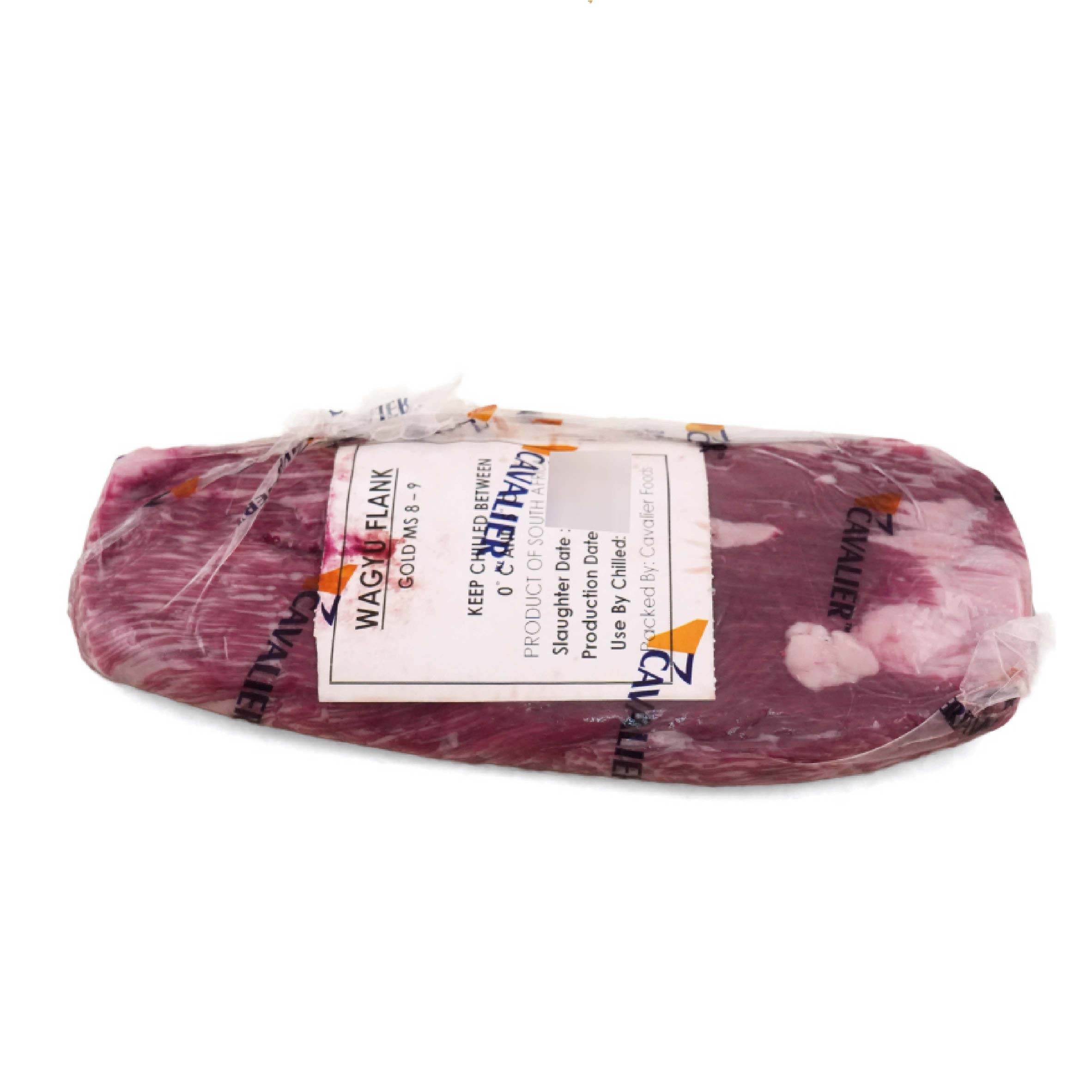 Frozen South Africa Cavalier 400 days Grain Fed MS8/9 Wagyu Flank
