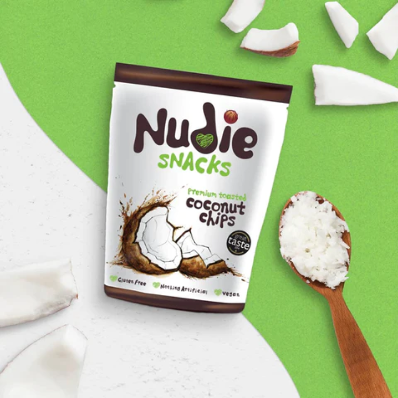 UK NUDIE SNACKS Coconut Chips Salt & Sweet 35g*