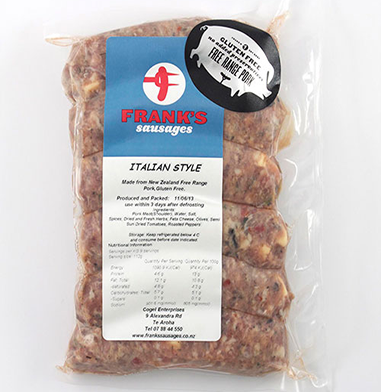 Frozen NZ Frank's Italian Style 380g*