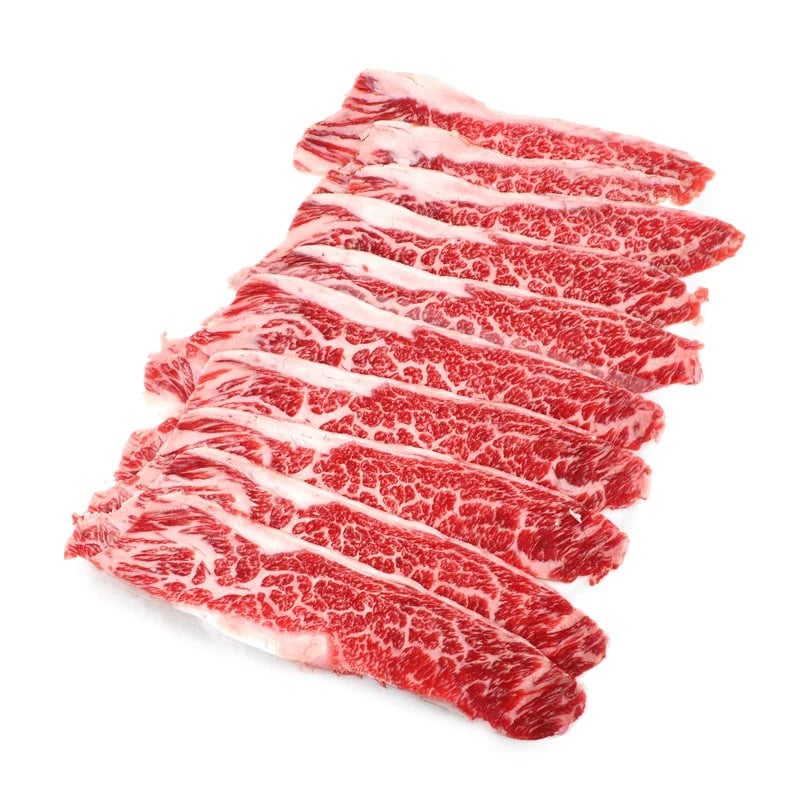 Frozen US SRF Chuck Short Rib Sliced for hot pot 200g*