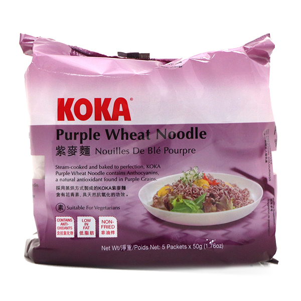 新加坡KOKA紫麥麵(50克*5包裝)*