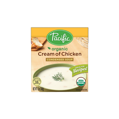 美國Pacific有機濃縮忌廉雞湯340克*