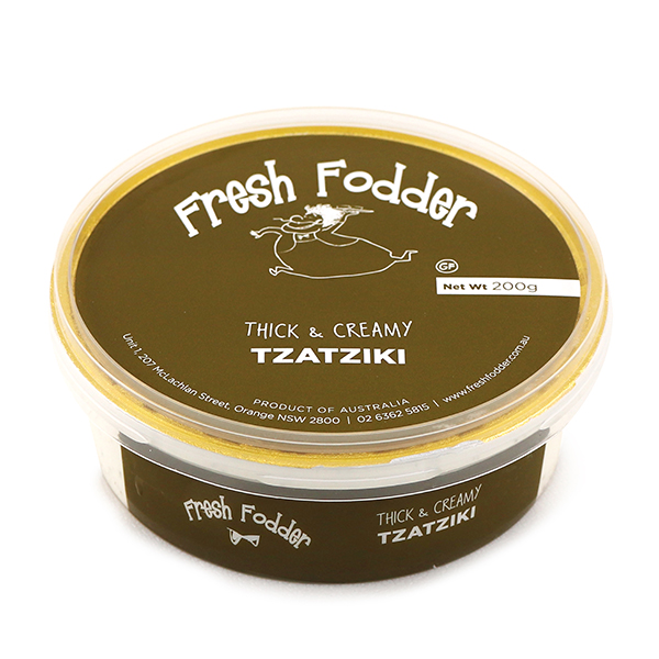 Fresh Fodder GF Tzatziki 200g - Aus*