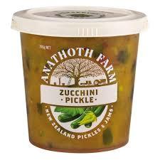 NZ Anathoth Farm Zucchini Pickle 390g*