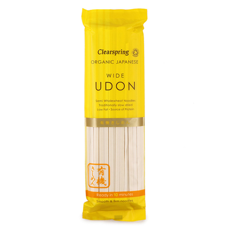 Clearspring Organic Japanese Wide Udon Noodles 200g - Japan*