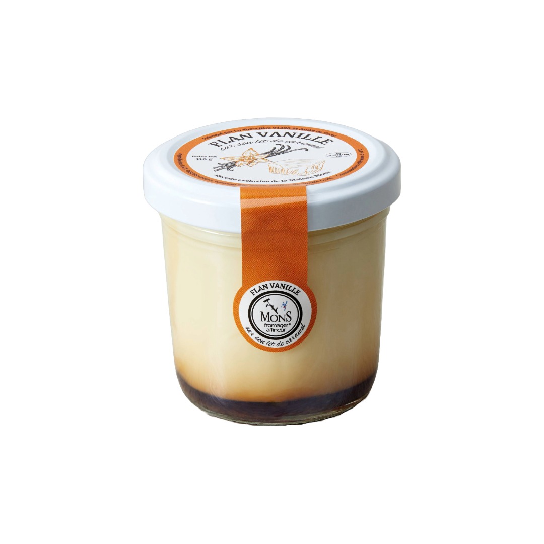 France Mons Vanilla Custard on Caramel 110g*