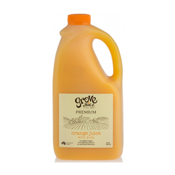 Grove Fresh Orange Juice 2L AUS* South Stream Market