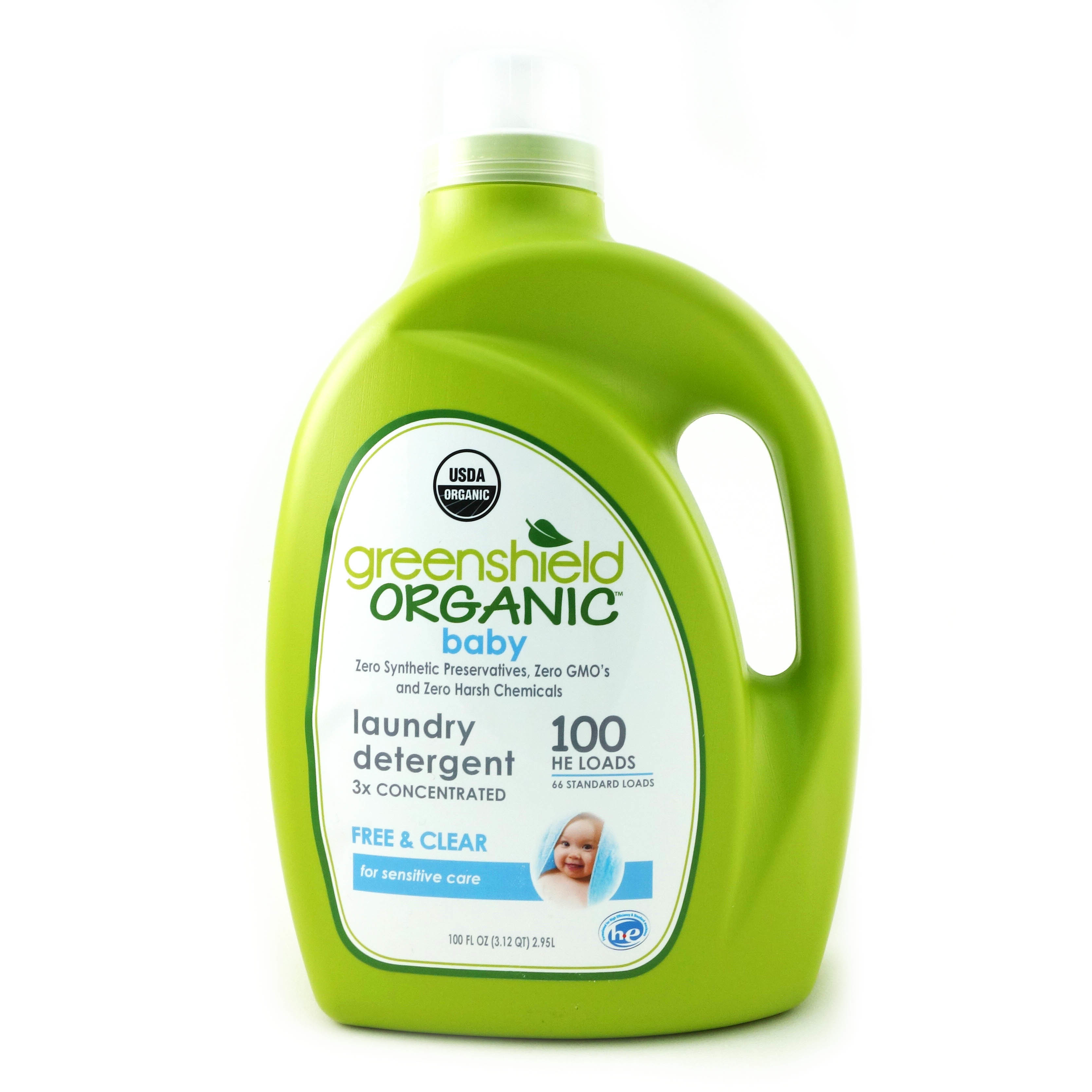 Greenshield Organic Laundry Detergent for Babies (Free & Clear) L/S