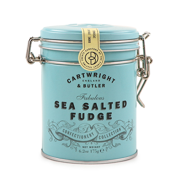 Cartwright Butler Sea Salted Fudge Tin 175g England South Stream Market Cartwright Butler Sea Salted Fudge Tin 175g England South Stream Market