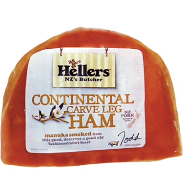 NZ Hellers Continental Carve Leg Ham 1/2