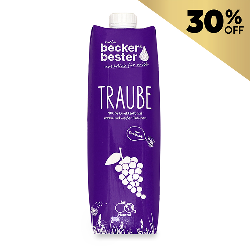 Beckers Bester Red Grape Juice 1000ml - Germany*