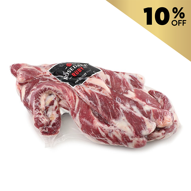 Frozen Aus Rosedale Ruby 150 days Grain-fed Finger Meat (Intercostal) Whole Primal Cut (5% off)