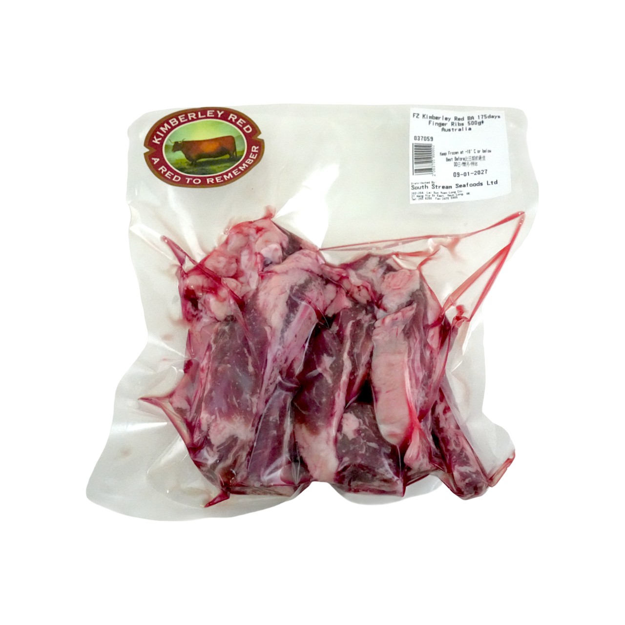 Frozen Aus Kimberley Red Black Angus 175days Finger Ribs 500g*