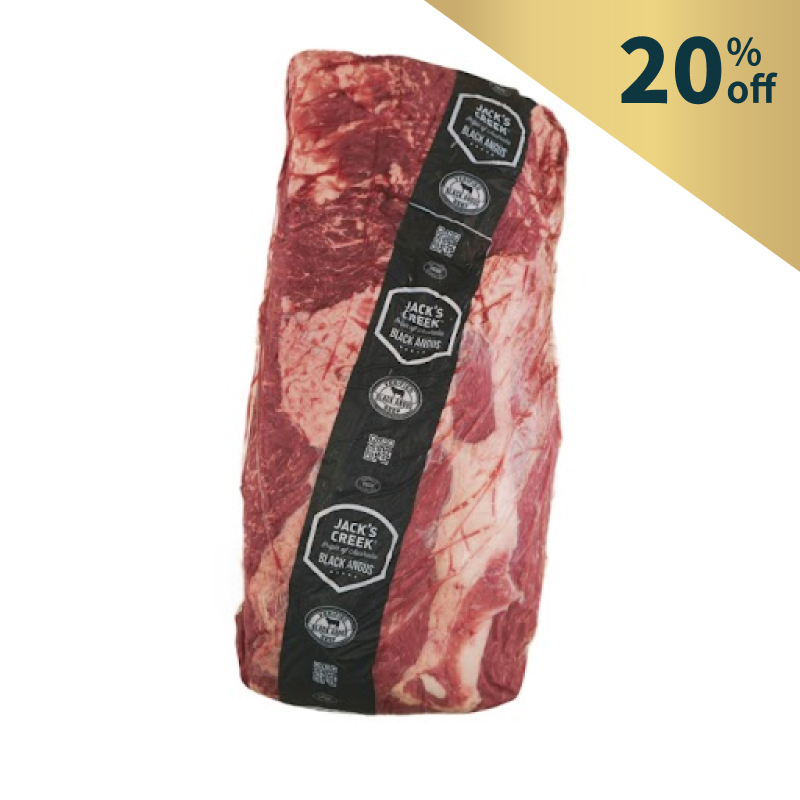 Aus Jack's Creek Black Angus 180days Grain Fed MS3+ Chuck Eye Roll